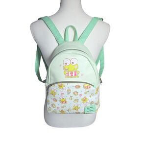 Loungefly Sanrio Keroppi Mini Backpack Pastel Green Kawaii Cute